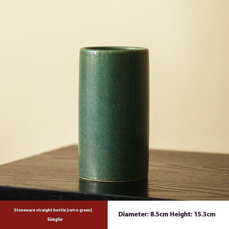 Retro Stoneware Handmade Ceramic Vase