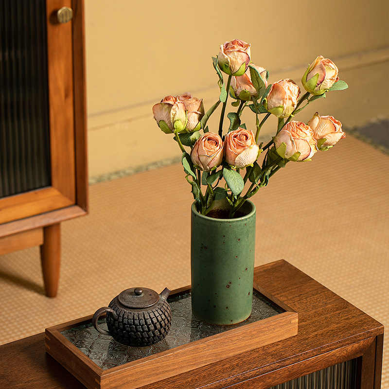 Retro Stoneware Handmade Ceramic Vase