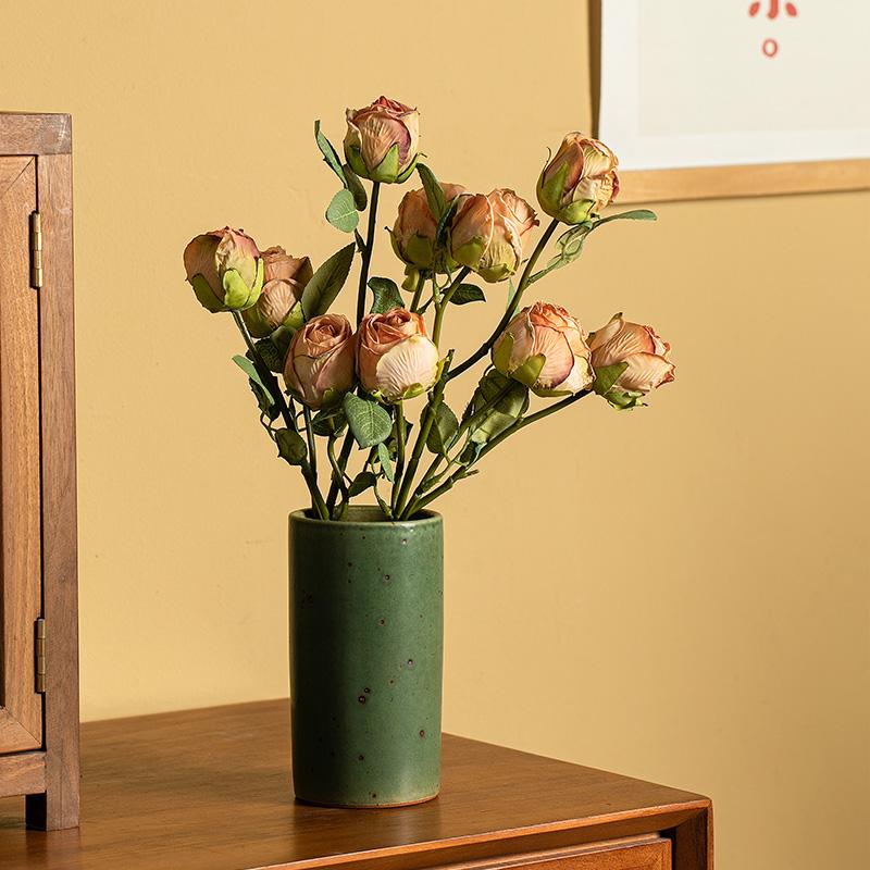 Retro Stoneware Handmade Ceramic Vase