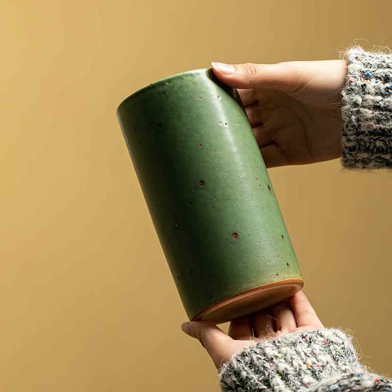 Retro Stoneware Handmade Ceramic Vase