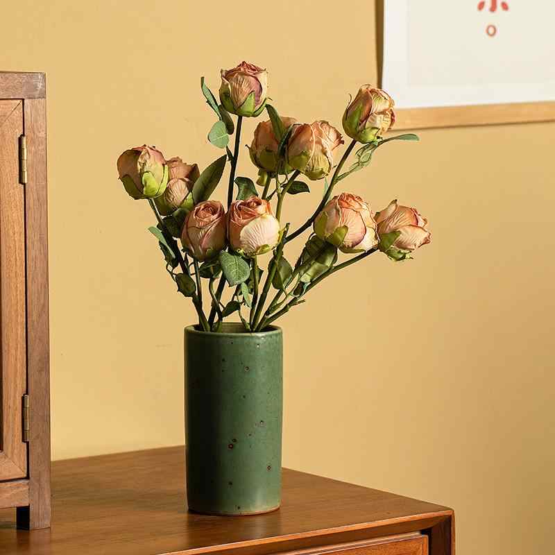 Retro Stoneware Handmade Ceramic Vase