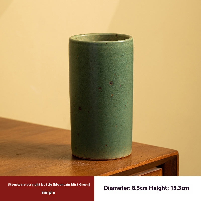 Retro Stoneware Handmade Ceramic Vase